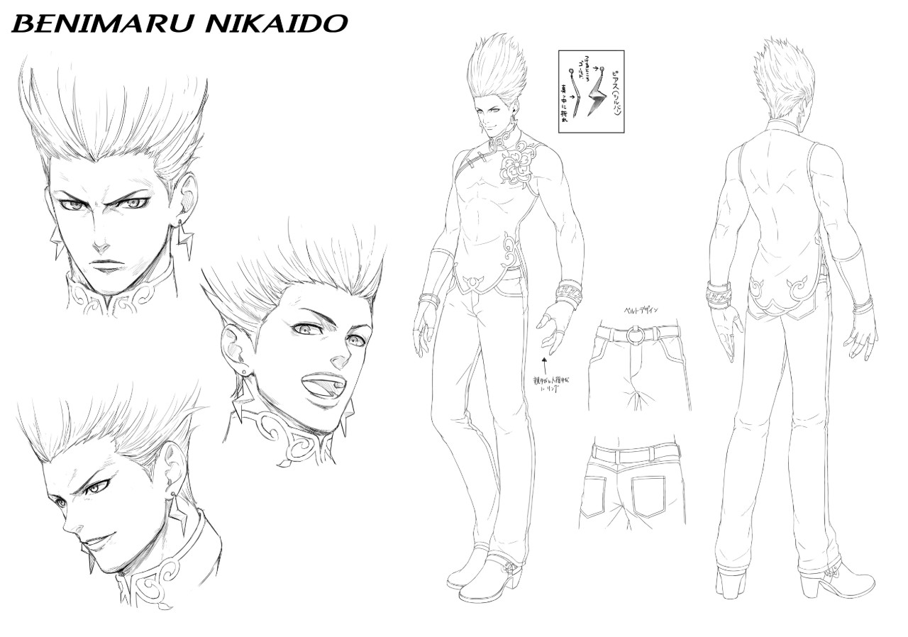 Character Design_BENIMARU NIKAIDO